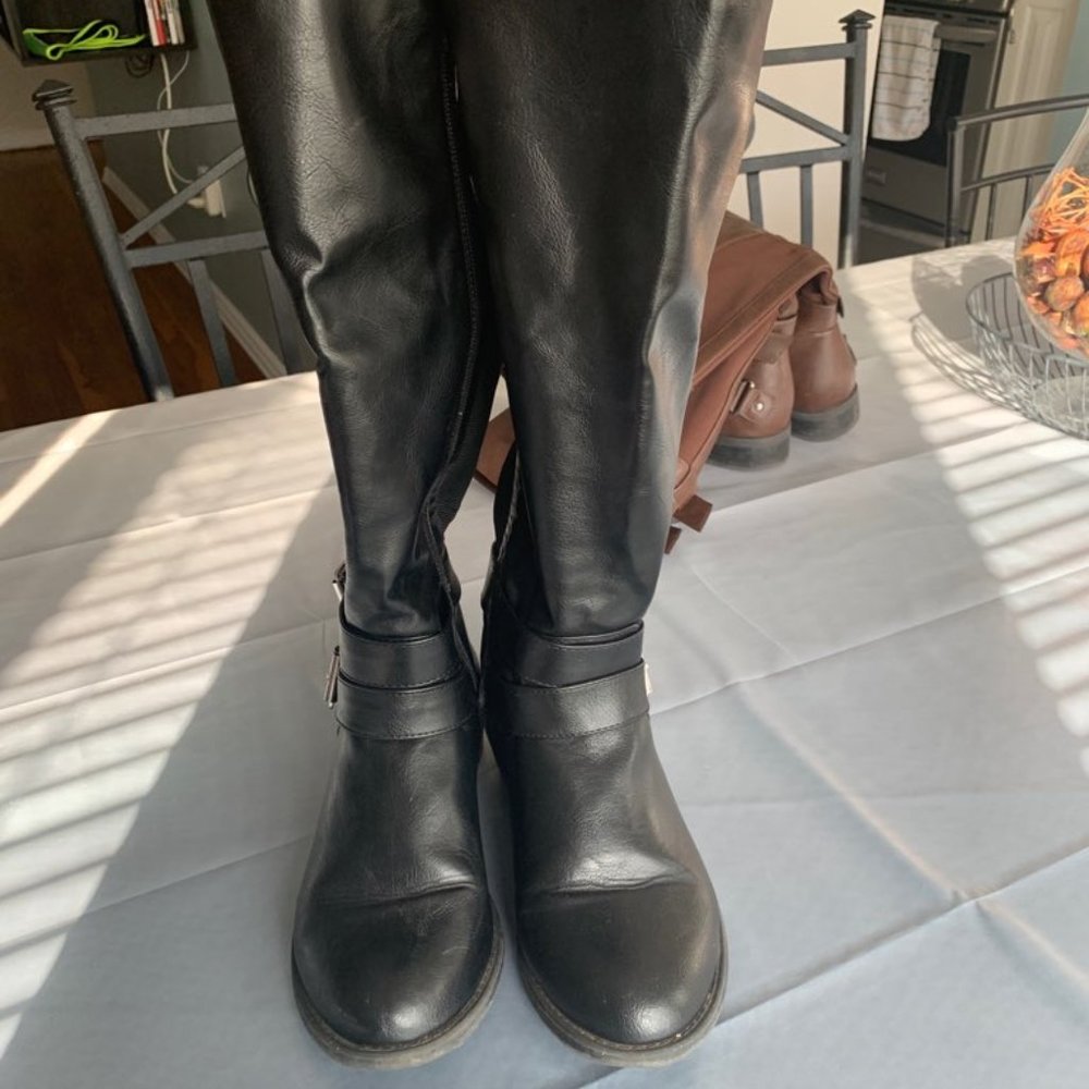 Torrid leather boots- Extra Wide Width